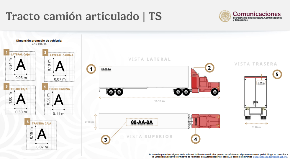 Balizamiento vehicular México